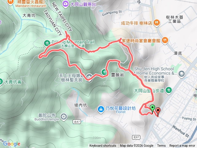 樹林大同山青龍嶺
