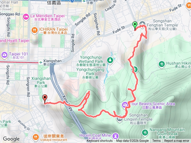 四獸山連走步道預覽圖