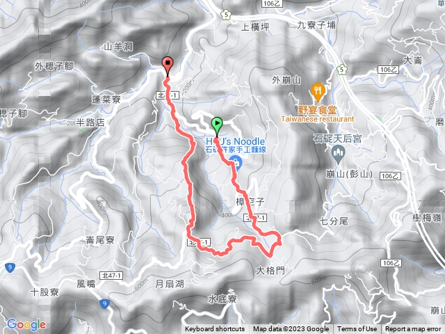 烏塗窟四分子步道月扇湖