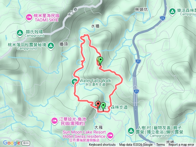 魚池鄉澀水森林步道預覽圖