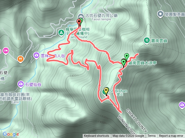 嘉南雲峰石壁山預覽圖