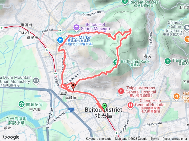 雨天奇岩、軍艦岩、溫泉路O型預覽圖