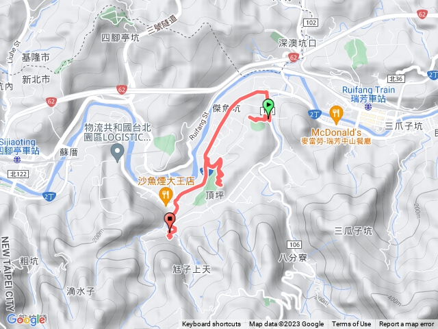 2023-03-15拜訪新北市瑞芳冷門三小山(桀魚坑山、七坑山、大寮山)