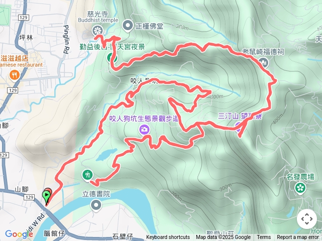 三進三汀山
