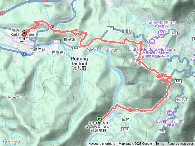 鐵牛猴硐越嶺瑞芳四秀
