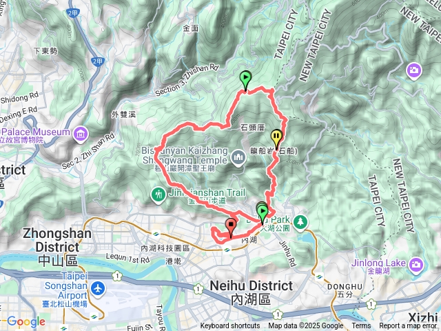 內湖雙心縱走預覽圖