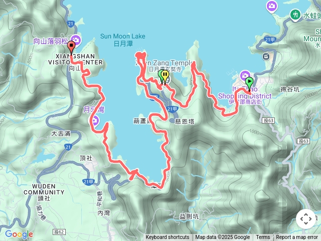 日月潭環湖半圈