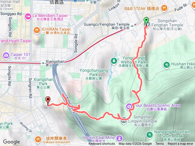 四獸山步道預覽圖