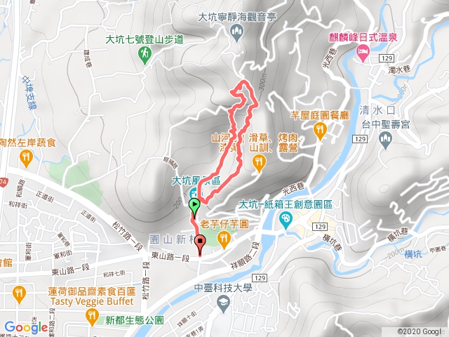 大坑步道十號上九號下手