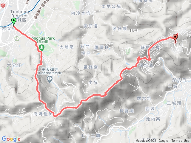 210215土城火焰山天上山五連峰