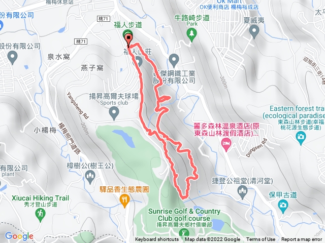 福人山登山步道