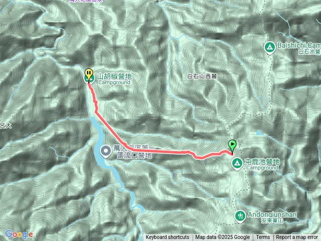 能高安東軍縱走預覽圖