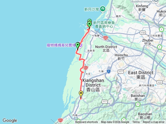 南寮漁港—香山火車站