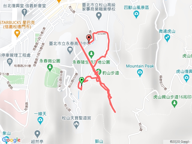 豹山溪步道