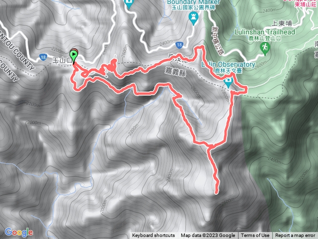 新高出口三連峰(石山引水道-石水山-真鹿林山-鹿林前山-玉山林道)