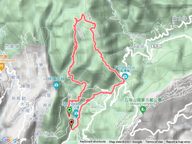 荷蘭古道、北五指山