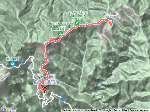 嘉明湖單攻_三叉山_向陽北峰_向陽山