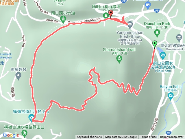 紗帽山紅檀橫嶺古道