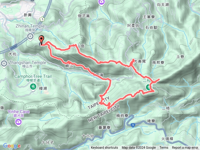 二格山、猴山岳、歧山古道O形路線20240915預覽圖