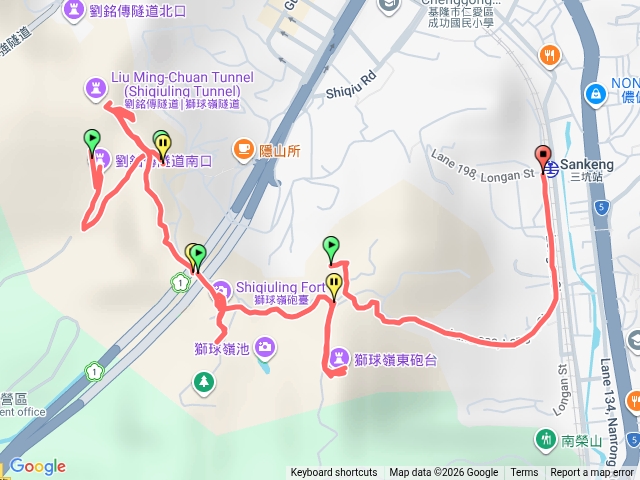 獅球嶺隧道炮台下龍安街332巷預覽圖