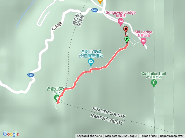 合歡山東峰來回
