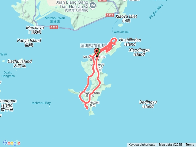 湄洲島環島一圈20250623