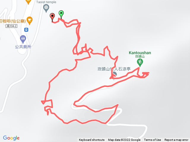 崁頭山步道（有走錯路）