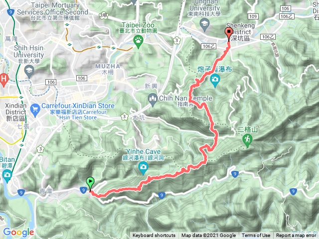 20211121新店六四雙貓下草湳越嶺出深坑