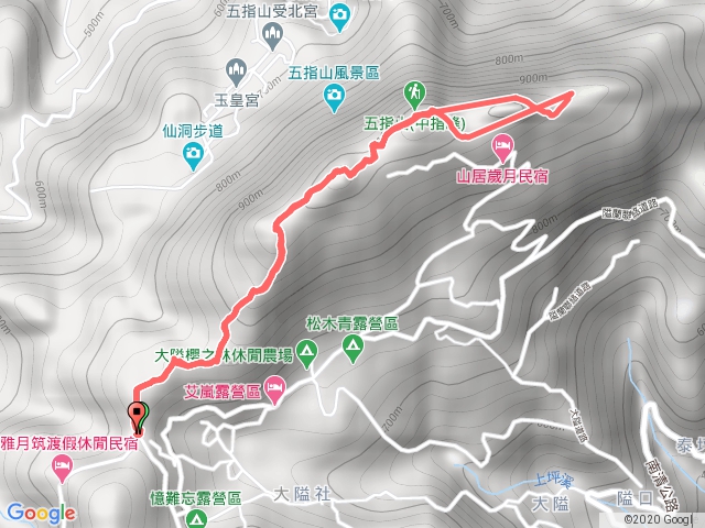 2019-02-17大隘山縱走五指山