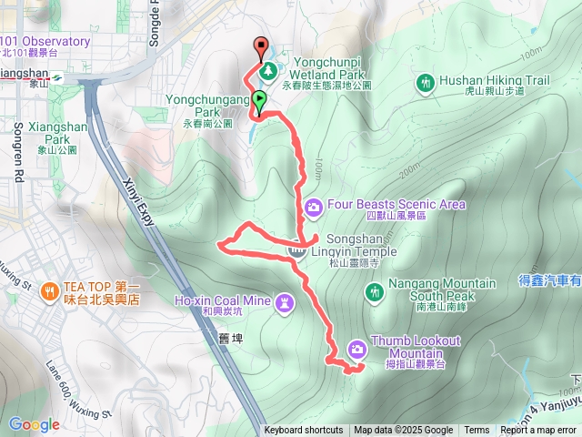 永春高中到拇指山
