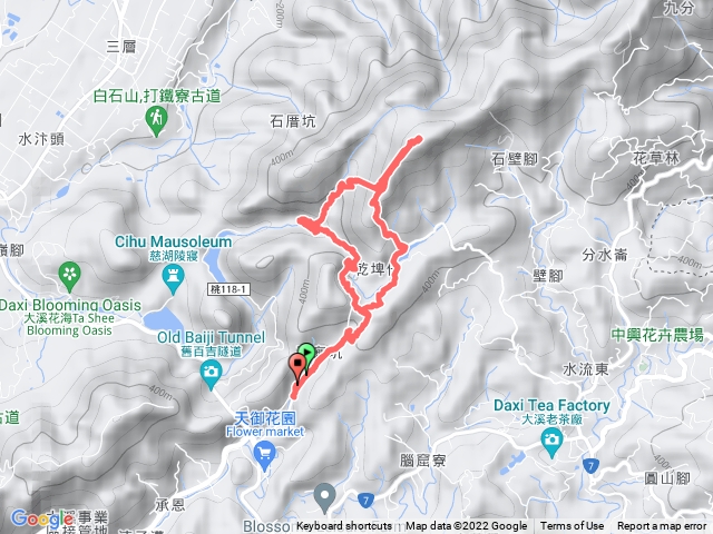 白石山百吉上白石埤下O型