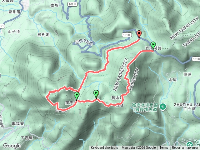 陽明山西段五峰(大屯主南西、面天、向天）