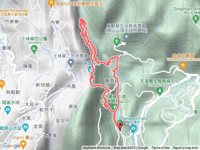 坪林古圳（坪頂新圳取水口上至坪頂古圳取水口）