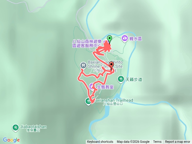 2026.3.28.八仙山森林健行3.6公里預覽圖