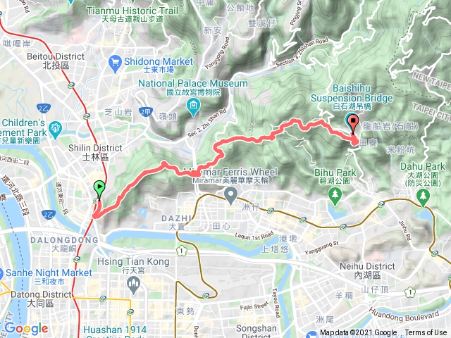 20210215_臺北大縱走第五段_劍潭支線