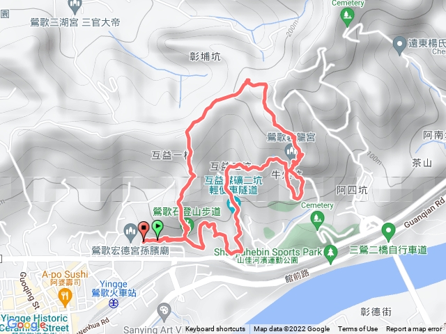 20220918鶯歌石、光明山稜線、孫龍步道o型