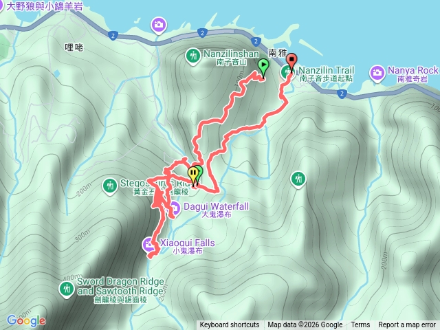 南新宮、南子吝步道、小錐麓古道、小鬼瀑布、大鬼瀑布、保羅池、南新宮預覽圖