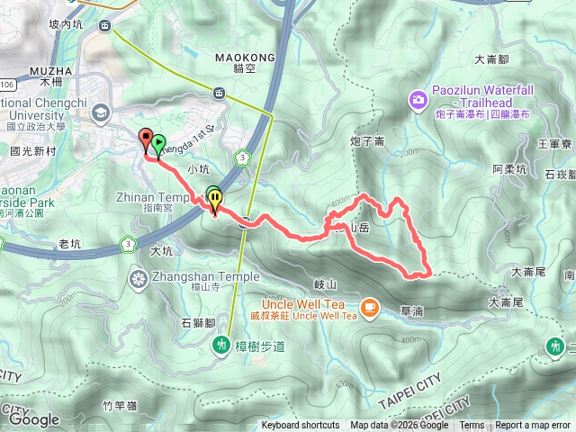 猴山岳林家草厝茶山古道O型