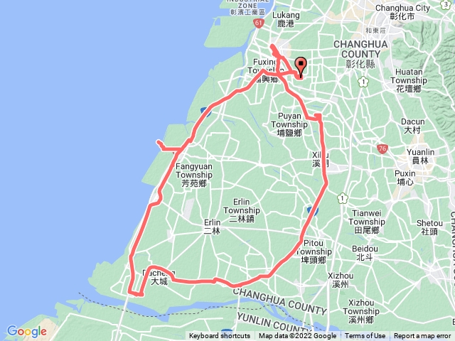 騎車漫遊彰化