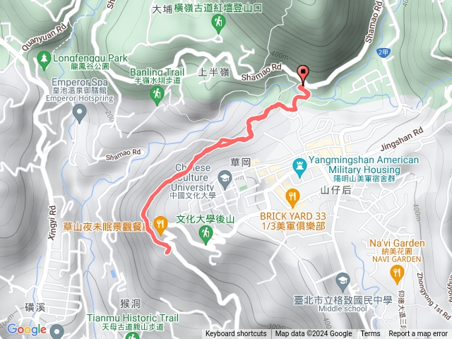 天母水管路親山步道