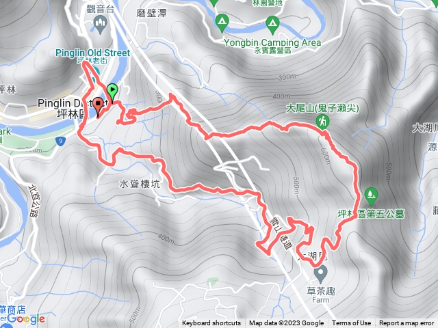 大尾山登山步道