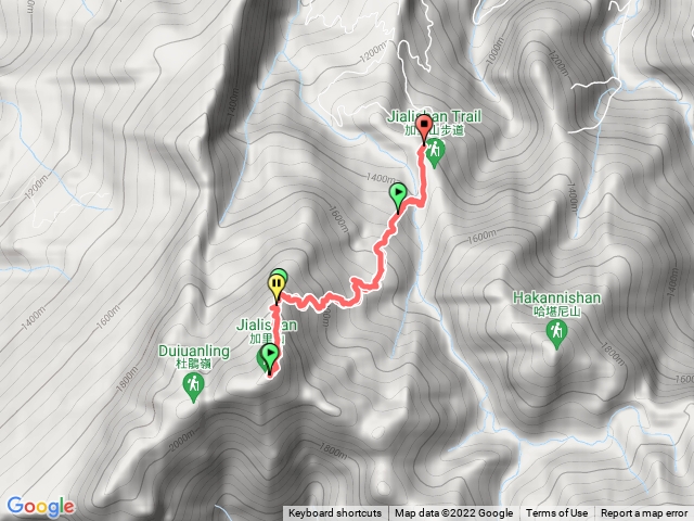 加里山(鹿場登山口)