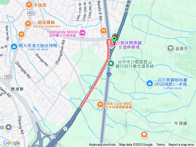 霞光步道(單程約780m，無車位/須停休閒景觀步道停車場)