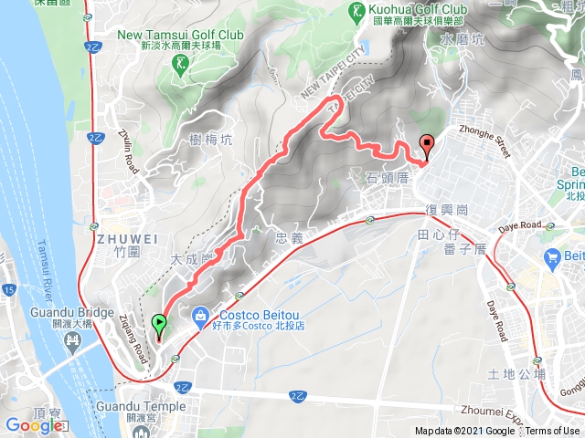 20210130忠義山步道