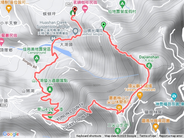 小百岳集起來雲嘉大尖山、二尖山步道202301201459