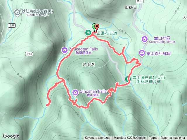 20260826青山瀑布步道-老梅瀑布-尖山湖步道-阡陌步道O型預覽圖