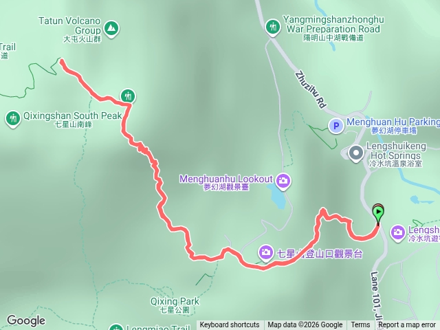 冷水坑到七星山主峰預覽圖