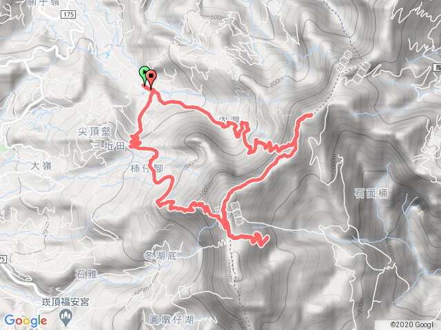 台南關子嶺大棟山往九龍山