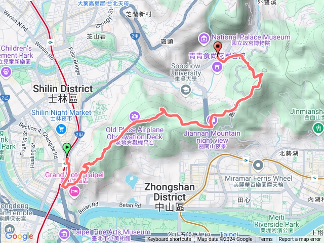 2024-11-30 小百岳 劍潭山縱走文間山｜劍潭捷運站出發，下故宮博物院預覽圖