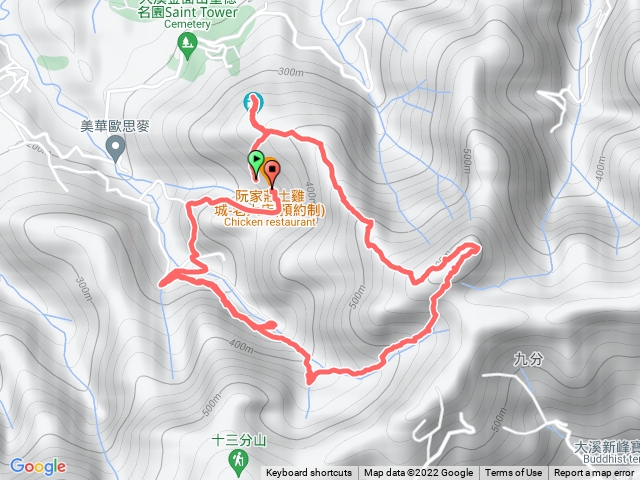 大溪金面山大O路線